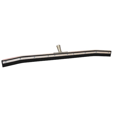 Weiler 36" Floor Squeegee, Curved, Metal Frame, Heavy-Duty Rubber Blade 45511